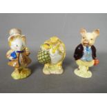 Beswick - Three Beatrix Potter figurines comprising Mr Alderman Ptolemy,