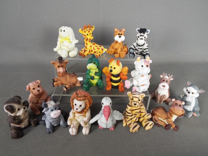 A collection of figurines in the form of animals,