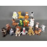 A collection of figurines in the form of animals,