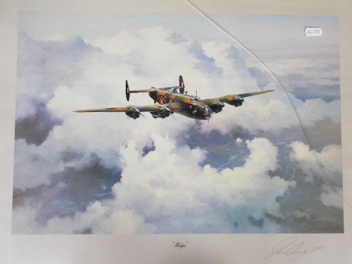 Four aviation related prints comprising 'Victory Over Dunkirk' after Robert Taylor, - Image 3 of 5