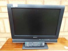 A Sony LCD digital colour television set