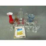 Glassware - a collection of glassware to