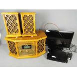 An antique style 4 in 1 music centre, a