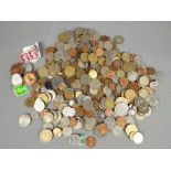 A small quantity of UK and foreign coins