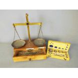 A vintage set of jewellers scales by Arn