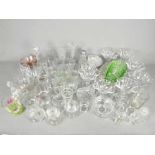 A quantity of mixed glassware to include