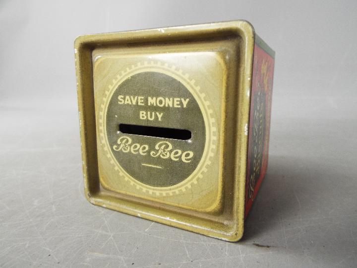 An unusual Bee Bee Biscuits tin money bank, - Image 3 of 5