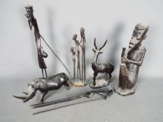 Ethnographica - A collection of tribal carvings.