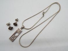 A Charles Rennie Mackintosh necklace set