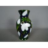 Anita Harris - an Anita Harris vase in the Snowdrop design