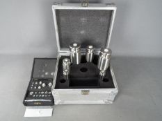 Scientific - a set of calibration weights previously owned by Wigan trading standards in hard