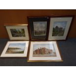 A collection of pictures by local artist John Platts, varying image sizes.
