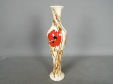 Moorcroft - a Moorcroft vase in the Harvest Poppy design,