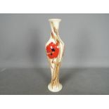 Moorcroft - a Moorcroft vase in the Harvest Poppy design,