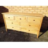 A good quality, light oak, sideboard by J. B.