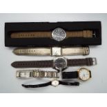 Seiko - six modern wristwatches to include Seiko, Avia,