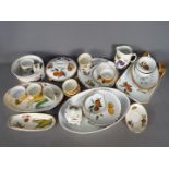 Royal Worcester - A collection of Royal Worcester 'Evesham' tableware, approximately 30 pieces.