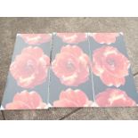Retail Stock - three sealed sets of printed canvas pictures (2 in each) (3)