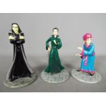 Royal Doulton - Three Harry Potter figurines comprising # HPFIG15 Professor Quirrell,