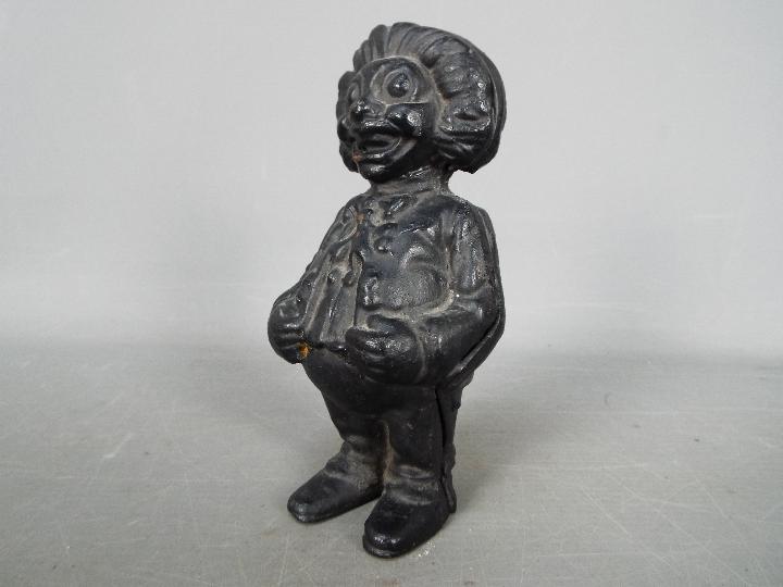 A cast iron, novelty money bank in the form of a standing Golly, - Image 4 of 5