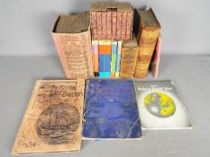 A collection of books to include Debretts Peerage 1919, Shakespeare volumes,