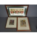 A small collection of hunting related prints including works after, Harry B Neilson,