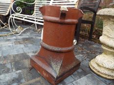 A Victorian chimney pot,