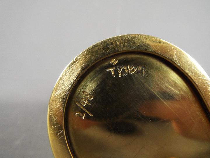 A limited edition, Yossi Swed, brass and silver Judaica Tzedakah (charity box), - Image 10 of 13