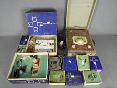 A quantity of boxed, vintage radio control equipment to include a Gem 4 Handset and similar,