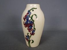 Moorcroft - a Moorcroft vase in the Bluebell Harmony design,