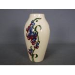 Moorcroft - a Moorcroft vase in the Bluebell Harmony design,