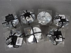 Unused Retail Stock - Luna - seven crystal effect tealight holders sealed in original packaging and