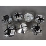 Unused Retail Stock - Luna - seven crystal effect tealight holders sealed in original packaging and