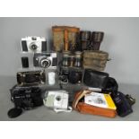 Photography - A quantity of cameras to include Agfa, Rollei,