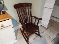 A good quality traditional style rocking chair.