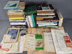 A collection of Railway related books and ephemera ranging in ages from 1940s to 1980s
