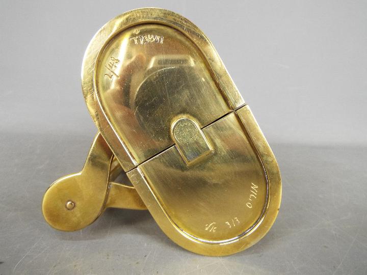 A limited edition, Yossi Swed, brass and silver Judaica Tzedakah (charity box), - Image 9 of 13