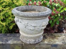 A stoneware planter,