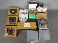 Unused Retail Stock - Lot to include jewellery boxes, trinket boxes, candles, jewellery stand,