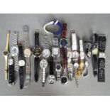 Withdrawn - A collection of modern wristwatches and similar, lady's and gentleman's.