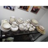 A quantity of Denby tableware, approximately 57 pieces,