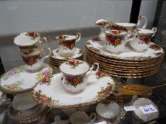 Royal Albert - Approximately 80 pieces of Royal Albert Old Country Roses to include cups,