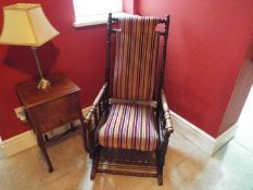 An American style rocking chair.