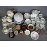 A mixed lot of ceramics and tea wares to include Limoges, Orchies, Royal Albert,