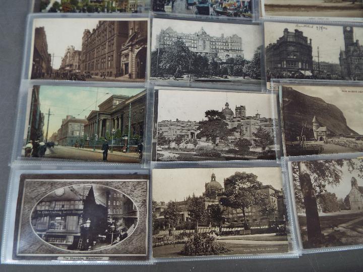 In excess of 400 mainly early period UK topographical postcards with real photos and animated - Image 2 of 6