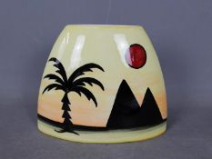 Lorna Bailey - a Lorna Bailey vase in the Pyramids design.