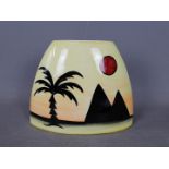 Lorna Bailey - a Lorna Bailey vase in the Pyramids design.