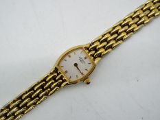 A lady's gold plated Rotary wristwatch.