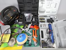 Lot to include a Xantrex Xpower powerpack, electric screwdriver and similar.