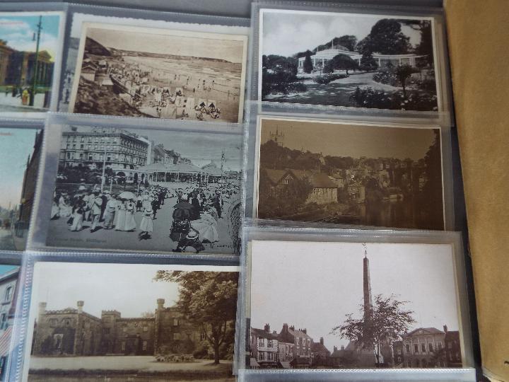 In excess of 400 mainly early period UK topographical postcards with real photos and animated - Image 4 of 6